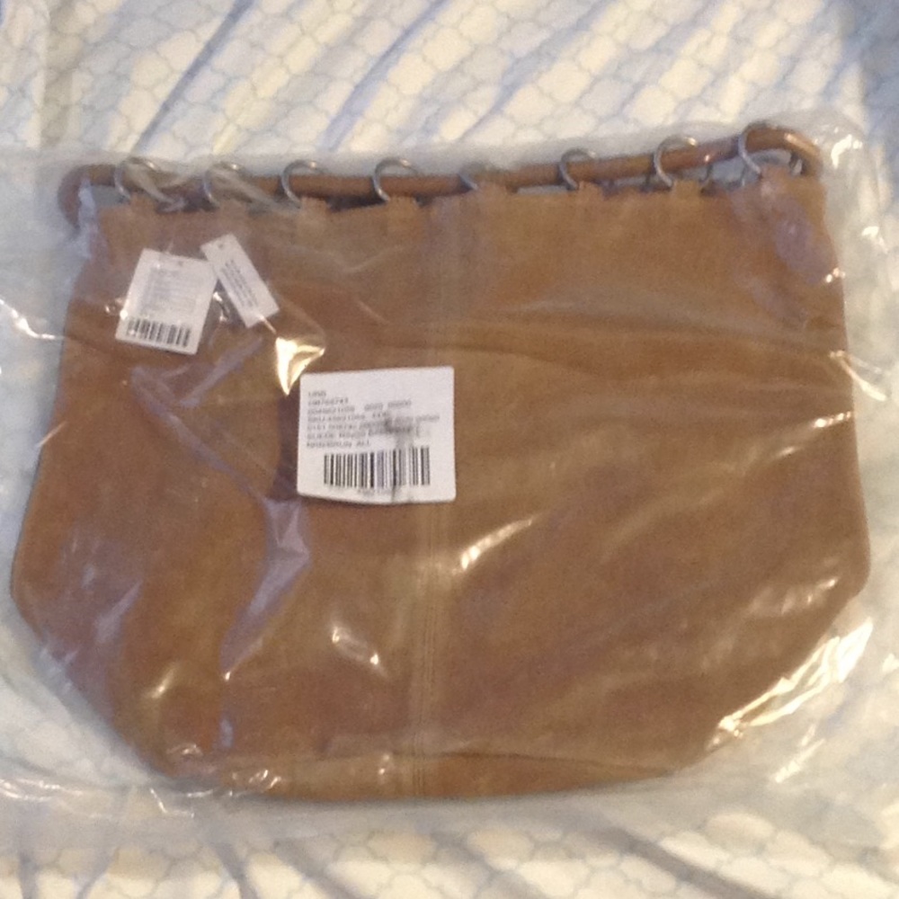 ‼️⚡️UO REAL SUEDE BROWN Bucket RING Backpack $79⚡️ - Picture 5 of 8